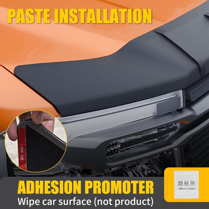 Maxzina TPE Hood Protector Compatible with 2022-2025 2026 Ford Maverick Hood Shield TPE Bug Deflector Bug Guard for 2024 Maverick Accessories - Image 4